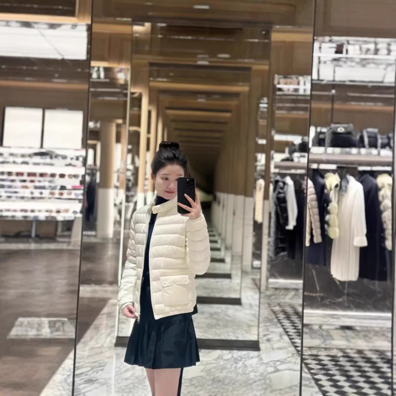 High Version Mengjia 2024 New Lans Short Women's down Jacket Jacket Lightweight Autumn and Winter down Jacket