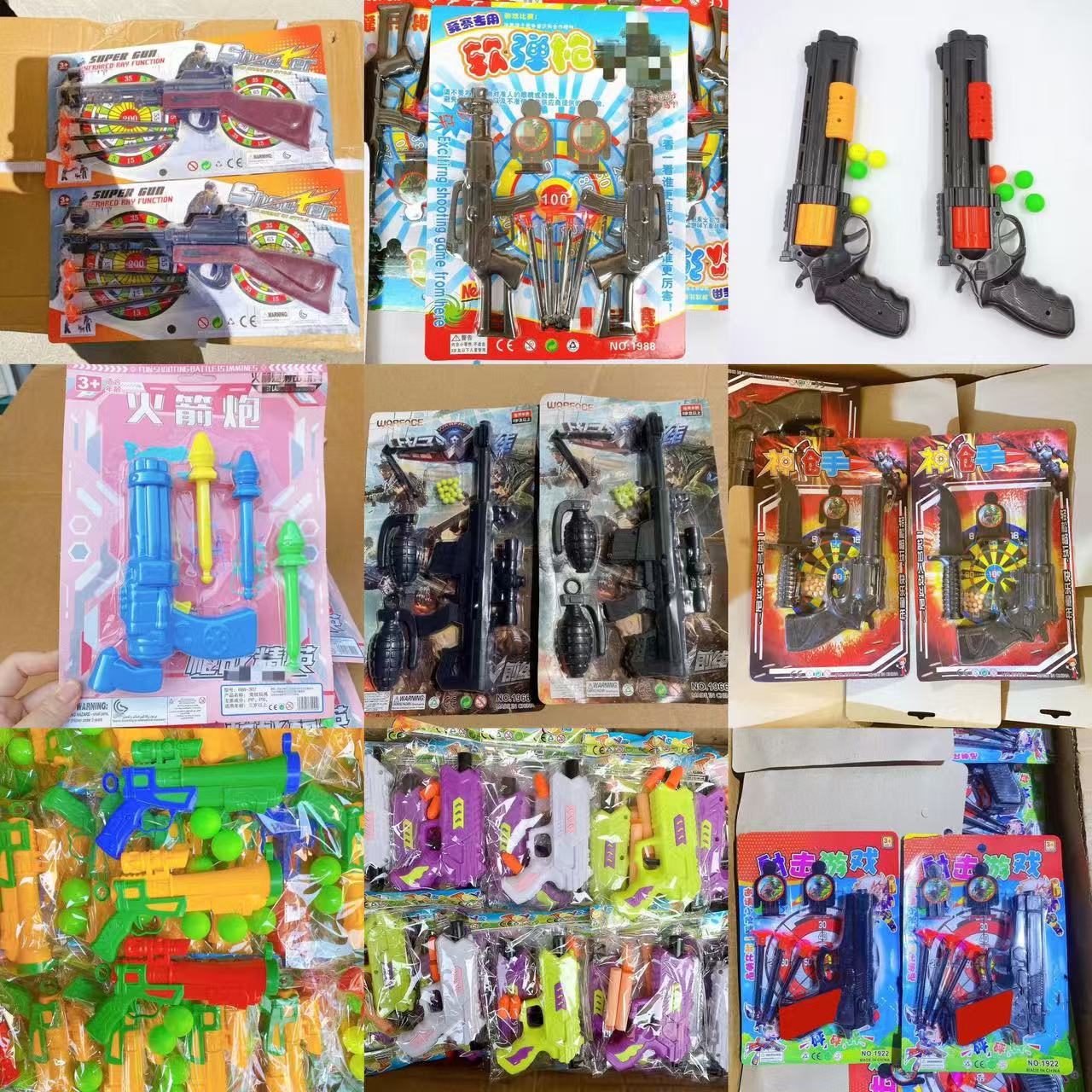 Juguetes infantiles pistolas de la infancia ventosa cartón burbuja modelo de coche de carreras tienda de departamentos ferrule 2 yuanes