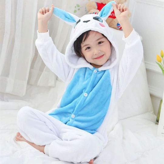 Demi-season children's cartoon pijama, flannel washing powder for men and women for beloved