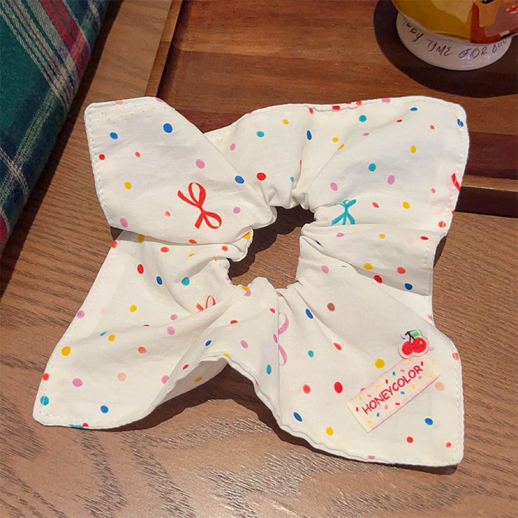 Correa coreana arco de mariposa intestino 2025 cabello anillo de cabello de cabello de cola de cabello de la niña decoración de invierno invierno decoración de invierno