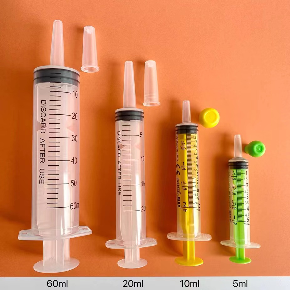 一次性针筒注射器兽用批发无针塑料针管小规3ml2ml1毫升5ml20ml