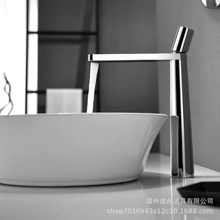 Cross-Border Personalized All-Copper Bathroom Toilet Washbasin Hot and Cold All-Copper Faucet Factory Direct Sales Faucet