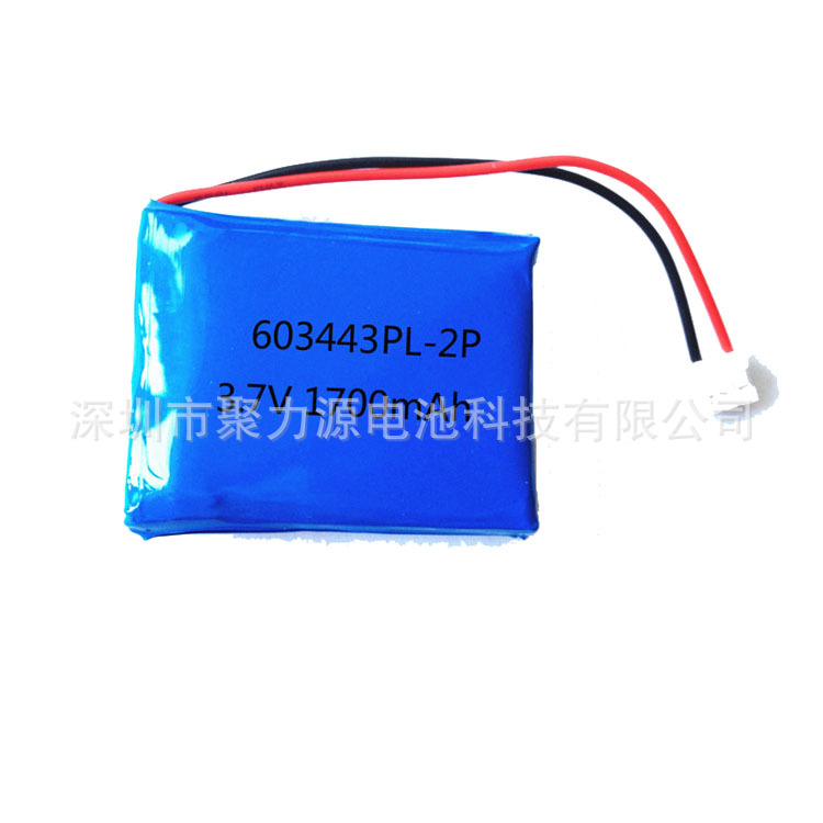聚合物锂电池组603443 3.7V 1700MAH并联电池组医疗设备电气电池