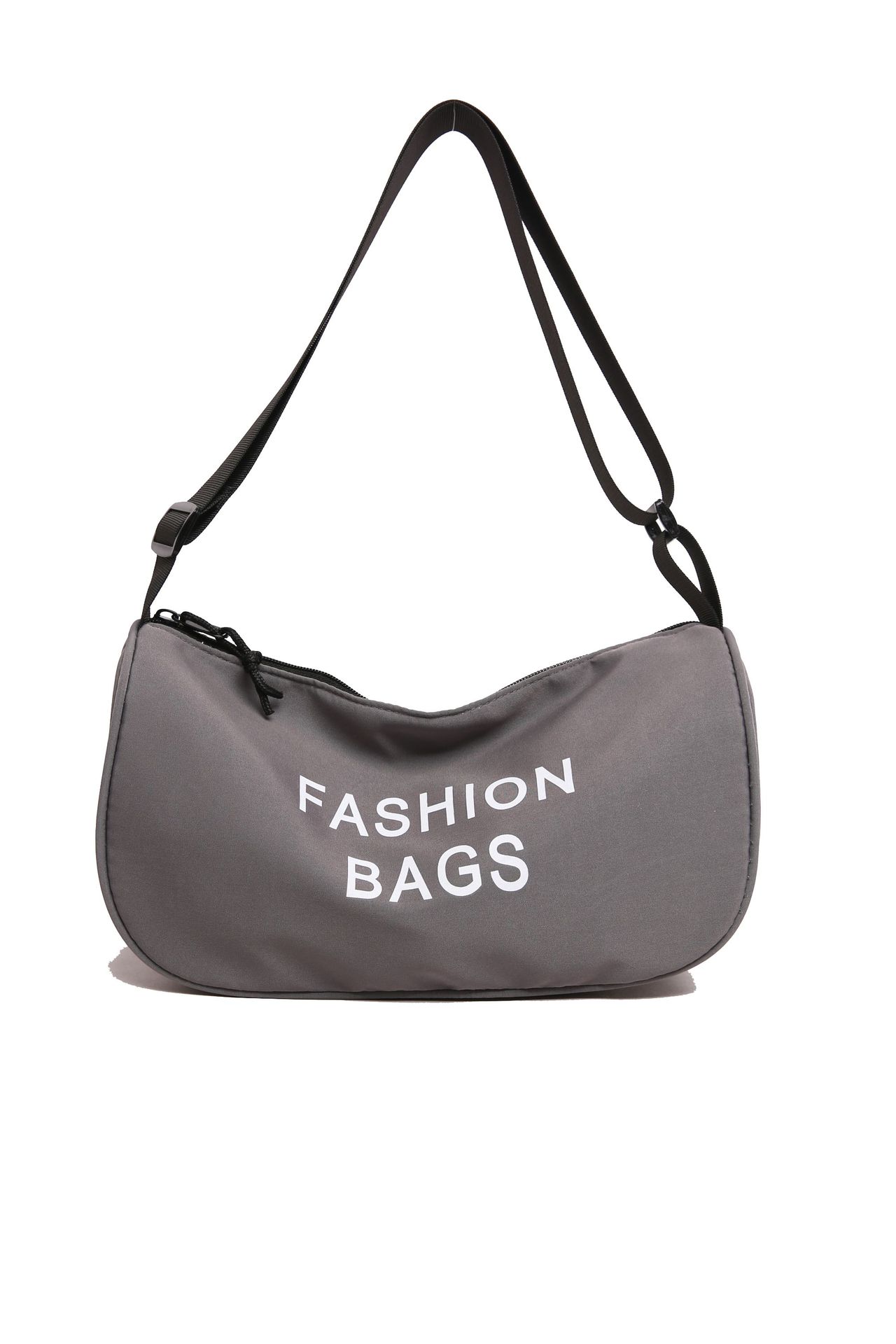 La versión coreana de la bolsa de hombro con estilo deportivo simple es una bolsa de ropa de trabajo y tela Roja de Internet.