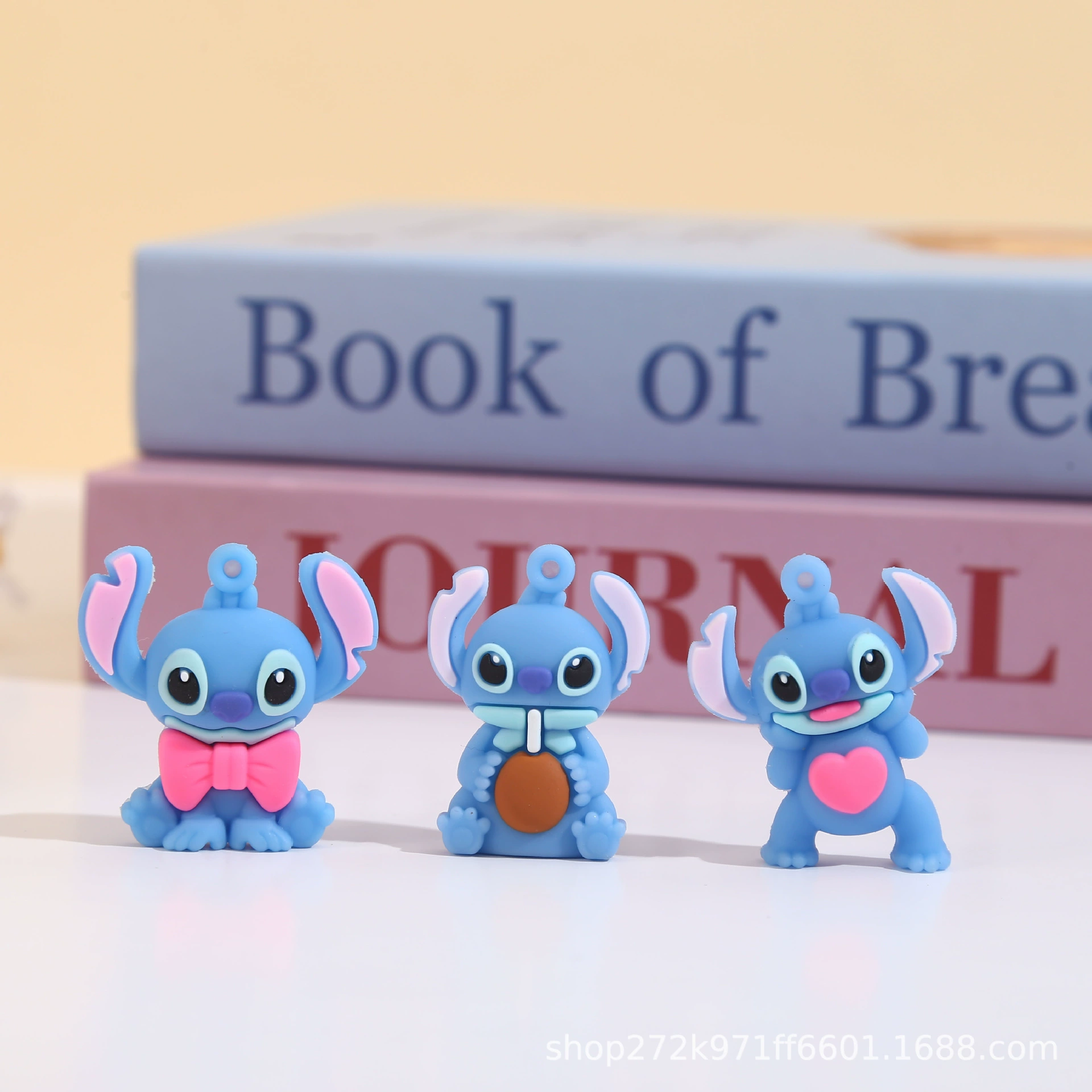 Брелок-подвеска Stitch, мягкий PVC, слепой бокс, отверстие для кольца