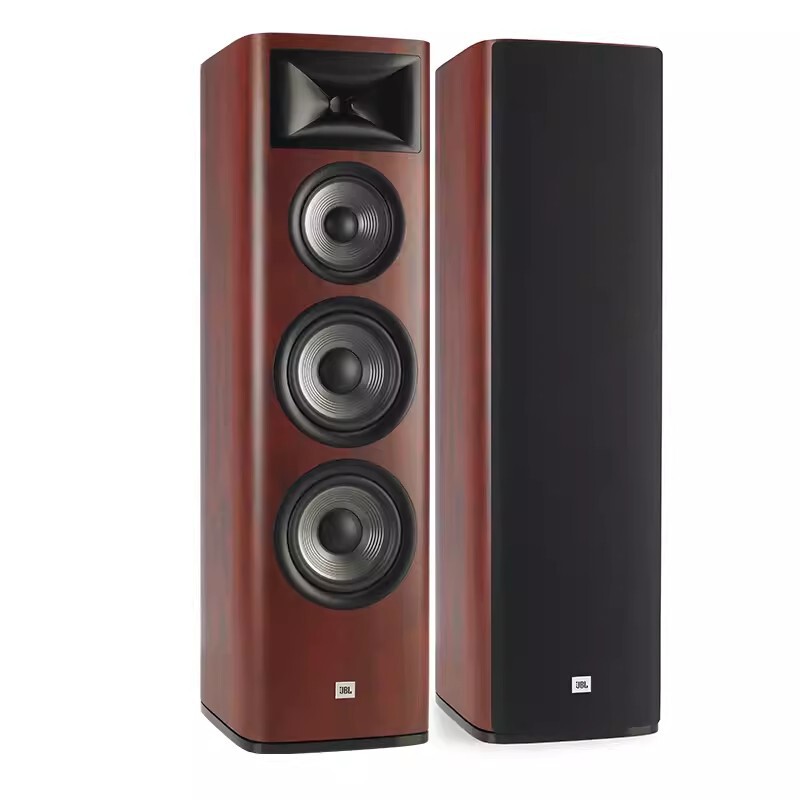 J. B .L STUDIO 698 imported family floor speaker wooden double 8-inch bass horn unit HIFI J. B .L STUDIO 698 imported family floor speaker wooden double 8-inch bass horn unit HIFI