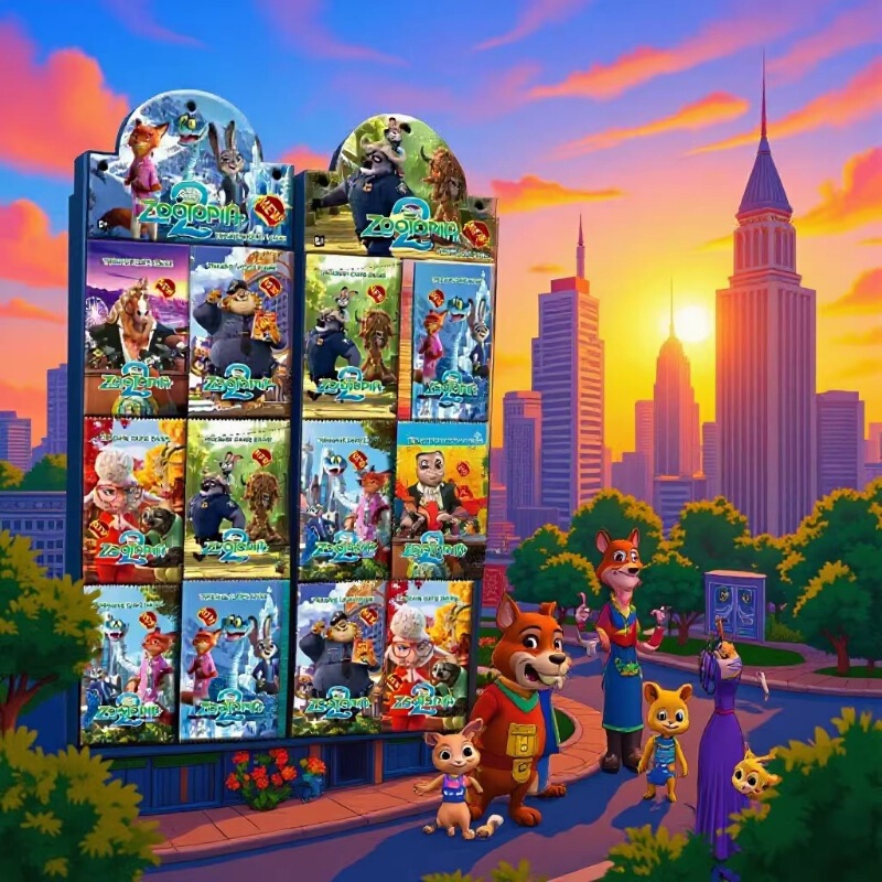 Zootopia Trading Cards, Pokémon Cards, Rare Cards from the Shanhaijing Series