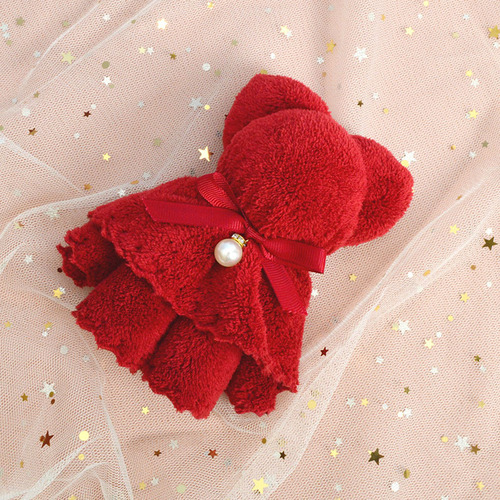Bear towel souvenir wedding red wedding candy supplies full moon birthday return gift gift wholesale
