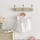 2025 Baby Summer Embroidery Floral Side Waist Bow for Infants and Toddlers Sleeveless Thin Climbing Clothes for Baby Girls
