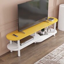 北欧茶几电视机柜组合小短尺寸网红简约小户型客厅轻奢玻璃电视柜