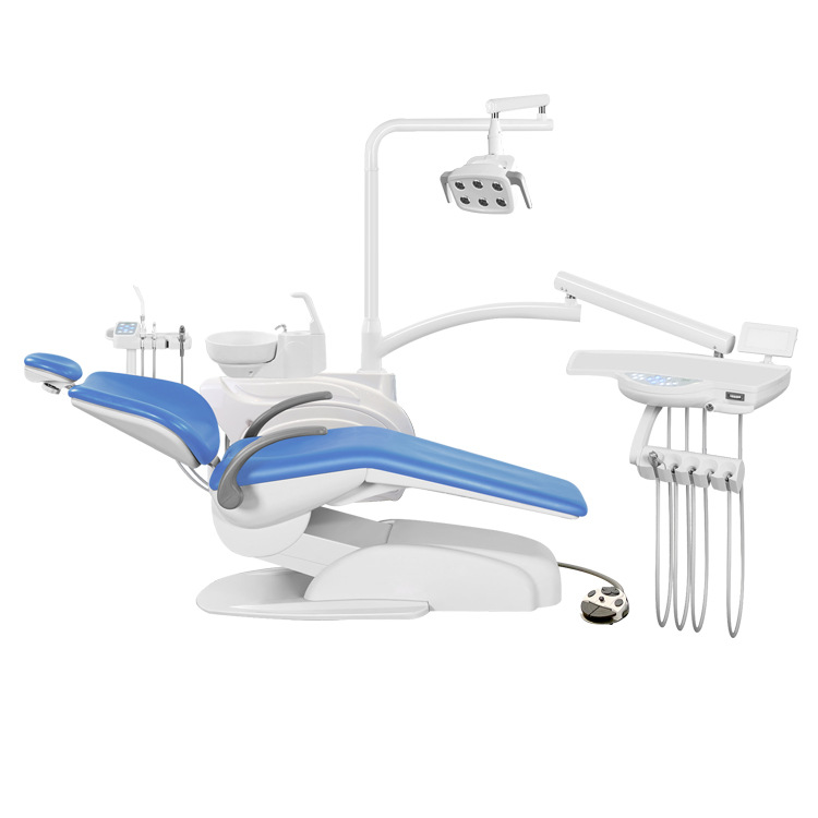 Silla dental eléctrica Silla de tratamiento integral dental Mesa oral cama dental equipo móvil Mesa dental silla dental