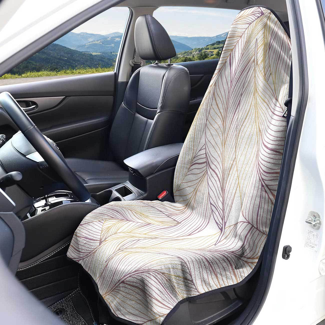 Car seat towel cover front seat protector suitable for gym and exercise, universal for all seasons, car use 132