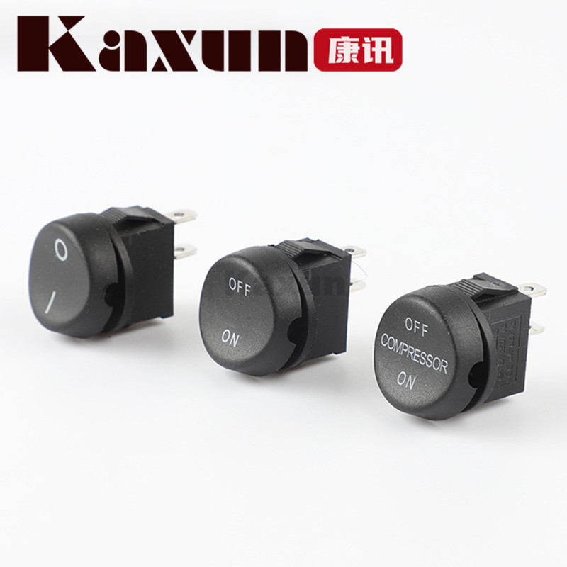 KCD1-101船型开关电器开关21*15MM2脚带线焊线电源开关