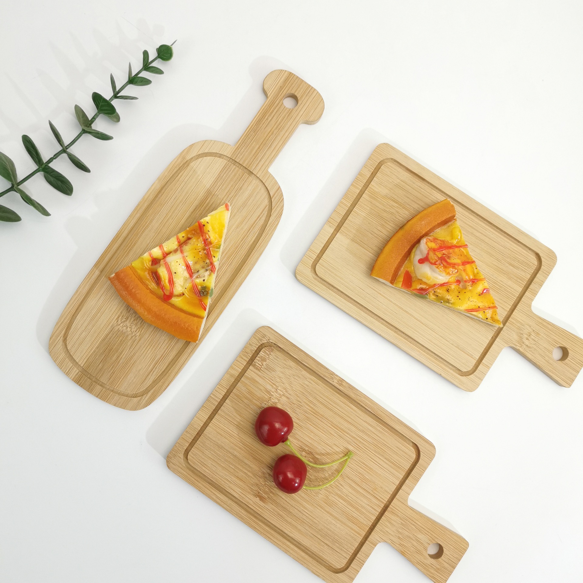 木质榉木方形托盘 烧烤披萨木盘 点心盘寿司盘 日式餐具披萨托盘|ms