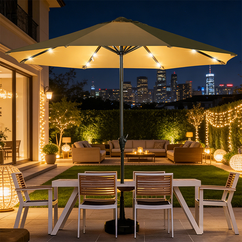 LED beach water repellent bulb solar-powered for gazebo
