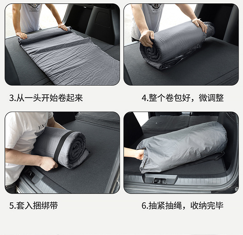 Zeekr 001 Dedicated Car Automatic Inflatable Mattress, Car Suv Trunk Sleeping Pad, Travel Bed, Camping Essential