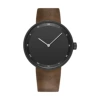 521 Black Shell Black Plate Brown Belt