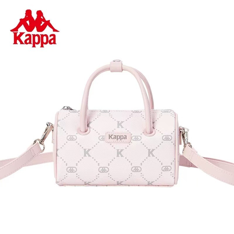 Kappaカッパ新品レディースミニ手提げワンショルダーバッグおしゃれ老花ボストンラウンドトゥ斜めがけショルダーバッグ|undefined