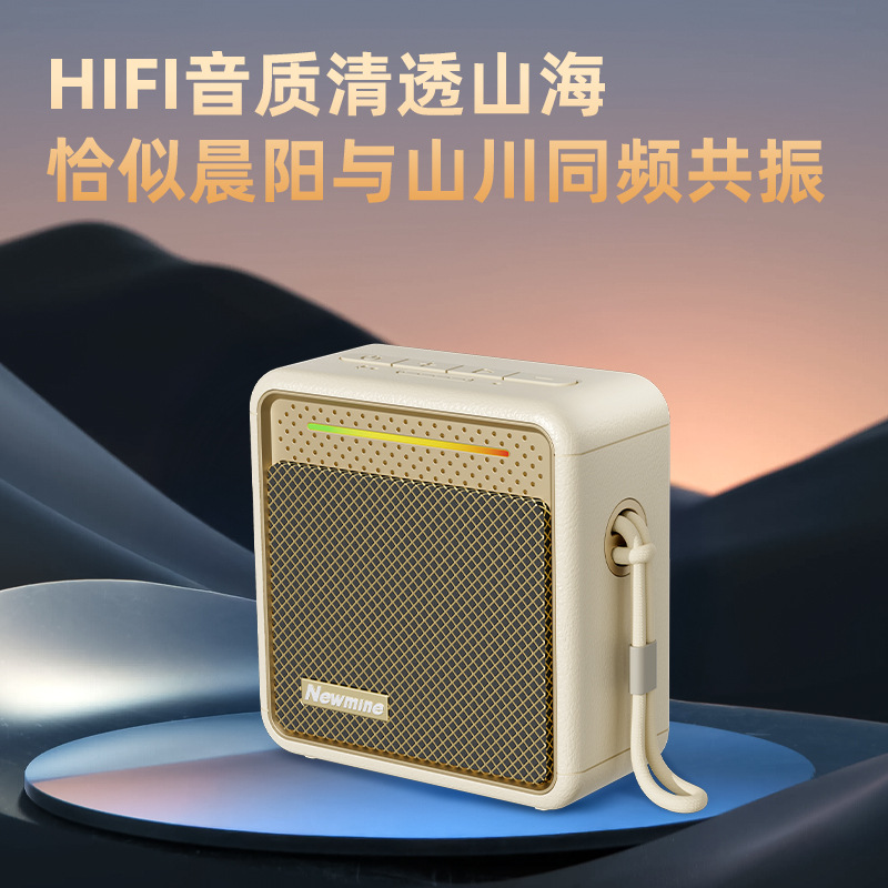 Newman Bt13 Wireless Bluetooth Speaker Hifi High-Fidelity Natural Sound Bluetooth 5.4 Stable Connection Tws Dual Device