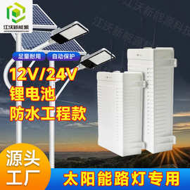 太阳能路灯电池定制12V24V锂电池组储能电池安防监控路灯锂电池组