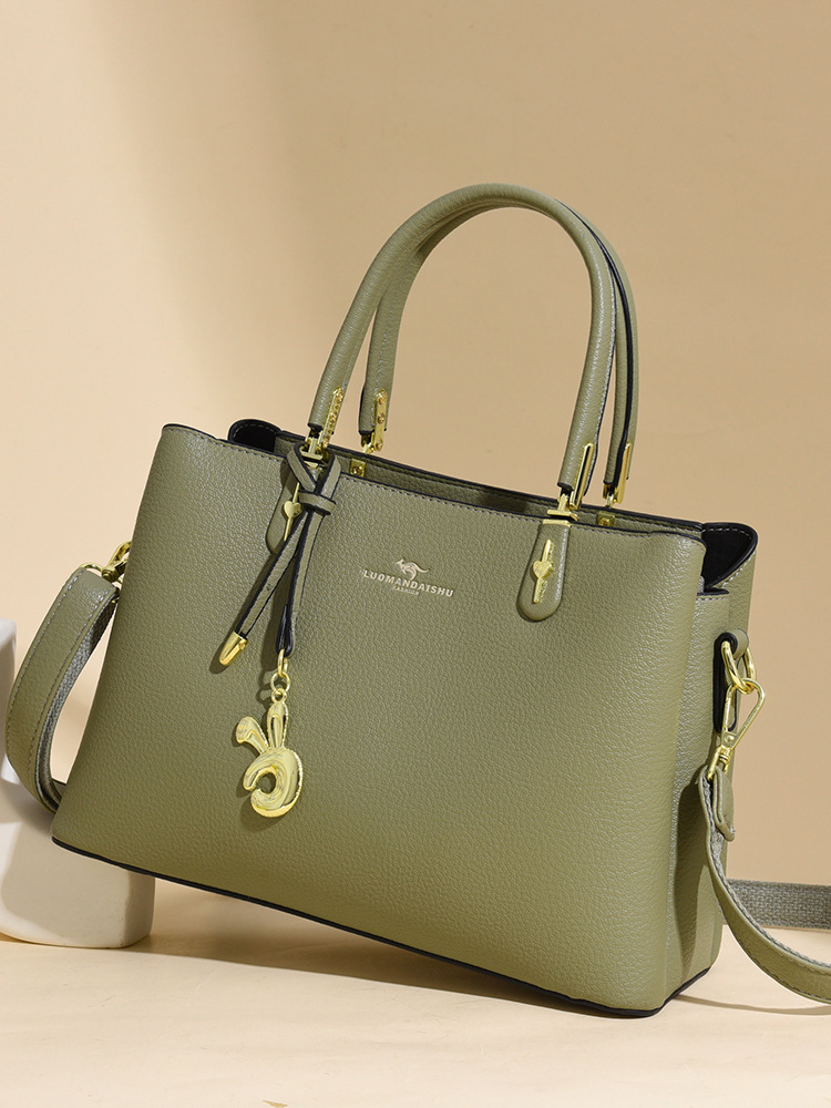Bolsos transfronterizos de alta gama europeos y americanos, bolsos de mensajero para mujer, bolsos de mujer, bolsos de mujer de gran capacidad, madres de mediana edad, entrega de una pieza