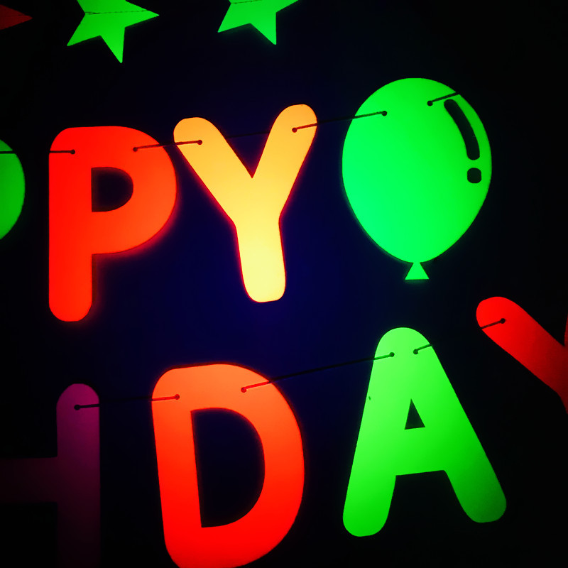 Birthday Cartoon Style Letter Star Paper Indoor Outdoor Party Banner display picture 2