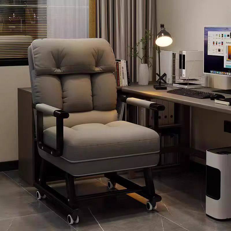 Folding Recliner Office Mobile Nap Folding Bed Rest Chair Home Gaming Chair Dormitory Backrest Sofa Chair
