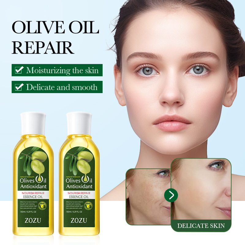 Pflegendes, reparierendes ätherisches ZOZU Olive-Öl für die Gesichtspflege und die Ganzkörperpflege_voghion.com