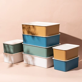 收纳盒;收纳箱;家用盆