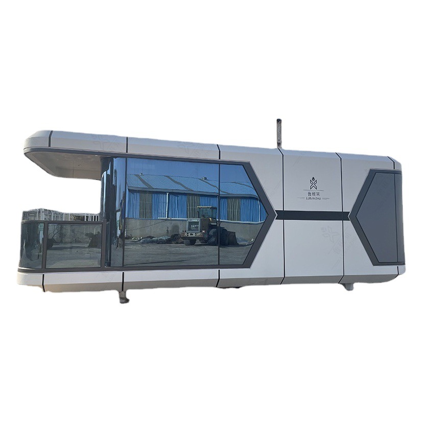 Espacio habitable cápsula volver a trabajar y volver a la producción de estructura de acero montado casa de turismo escénico spot desarrollo celebridad de Internet Reloj-En B & B