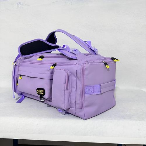 Snowboard backpack with divided compartments, waterproof snowboard bag, board carrier with hanger, large capacity independent shoe compartment