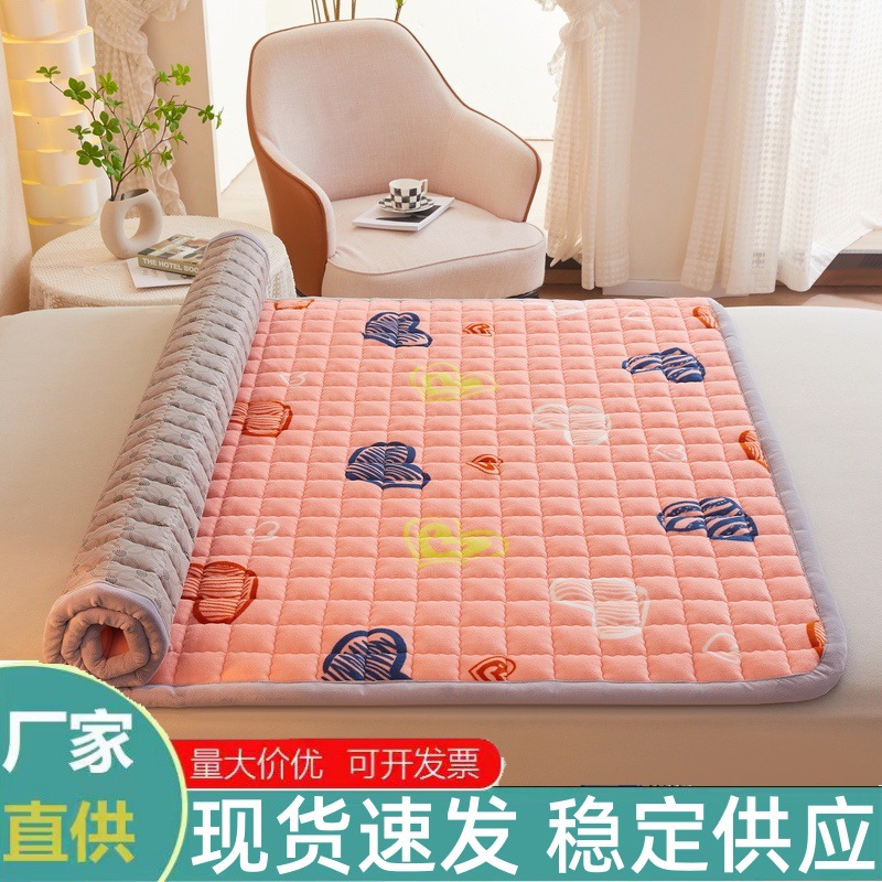 90x190cm colchón de velchilla de leche dormitorio para estudiantes una sola estera caliente gruesa colchón colchón colchón set de tres piezas