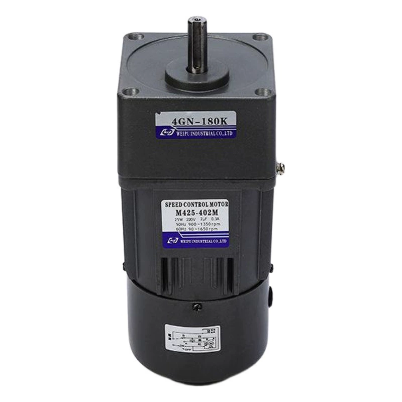 Мотор Weipu с тремя скоростями, регулируемый, с переменной скоростью вращения, микро-редукторный двигатель, редукторный двигатель переменного тока 220 Вт