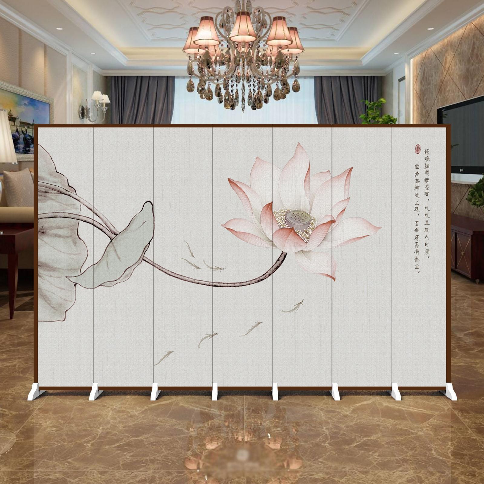 New Style Office and Hotel Movable Partition Screen for Entryway, Living Room Movable Folding Screen Partition