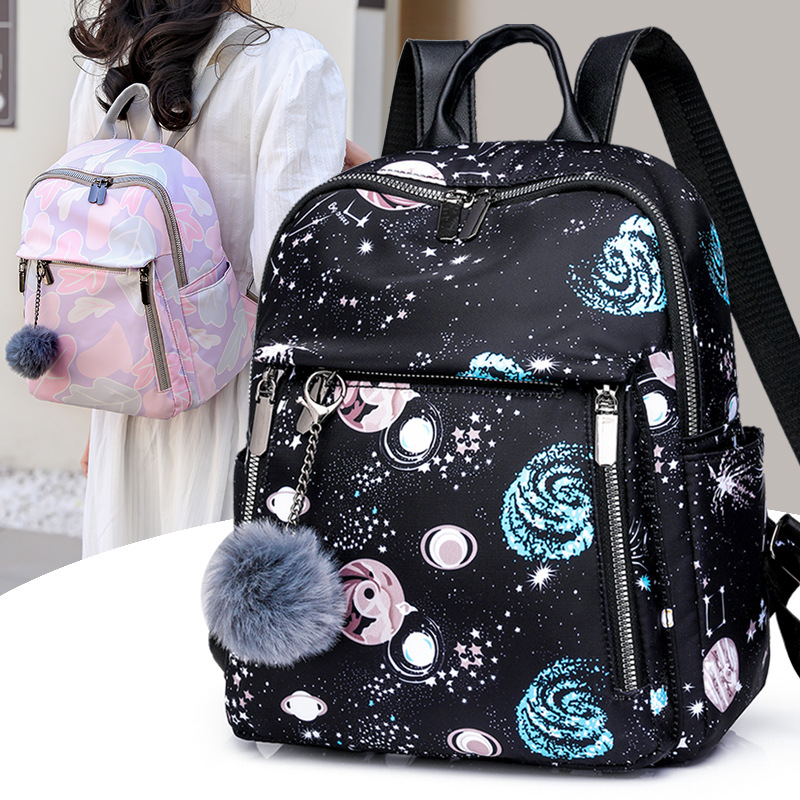 Bolsos para mujer 2024 nuevo estilo casual todo fósforo de gran capacidad mochila para mujer de moda de viaje