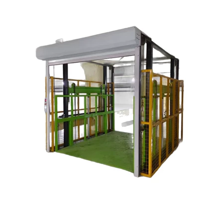 Avtomobil fırlanan platformaları — rail-type lift platform