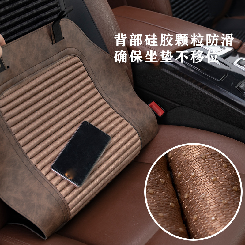 金三角馬鞍墊汽車坐墊汽車座墊四季汽車通用坐墊座套棉布藝五座椅
