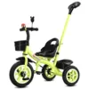 Fresh green top-fitting titanium air wheel + push handle