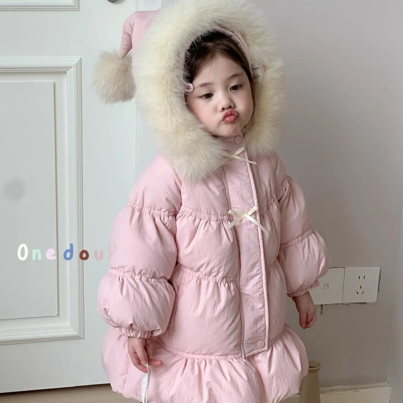 m276 Autumn and Winter Girls Princess Style Thickened Warm Cotton Coat Coat Baby's Western Style Casual Cotton Coat Children's Cotton Coat m276 Autumn and Winter Girls Princess Style Thickened Warm Cotton Coat Coat Baby's Western Style Casual Cotton Coat Children's Cotton Coat
