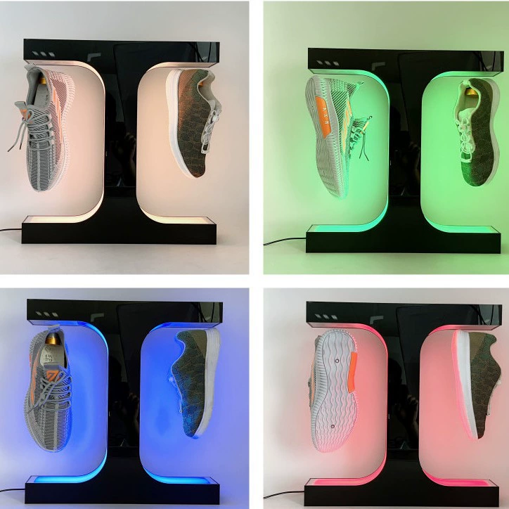 Magnetic levitation, stand, acrylic rotating shoes