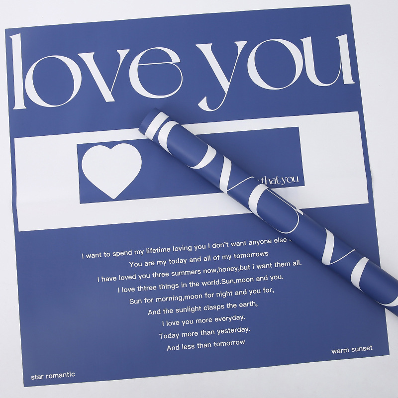 신시아 종이-영원한 유약 블루 20 장/가방; 58cm * 58cm