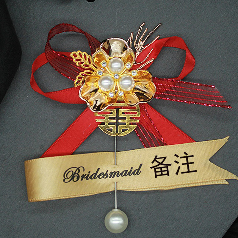新款手腕花新娘姐妹团感超仙手花婚礼结婚韩式森系伴娘团手环|undefined