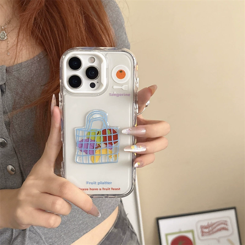 Apple, трехмерная сумка для покупок, iPhone16 Pro, совместимый чехол, iPhone 15/16, iphone, 14, 16promax