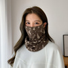 Demi-season mask, keep warm scarf for elementary school students, universal cashmere, 2022, Korean style, with neck protection