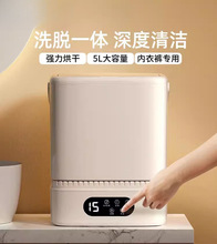 内裤洗衣机小型迷你专用洗袜子机全洗内衣自动洗脱一体机分桶神器