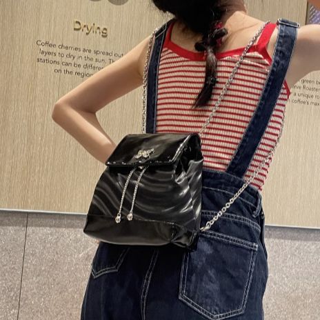 Ins Large Capacity Backpack Commute Casual Women Autumn Office Use Bag Dual Shoulder Bag High-End Style Fashion Texture