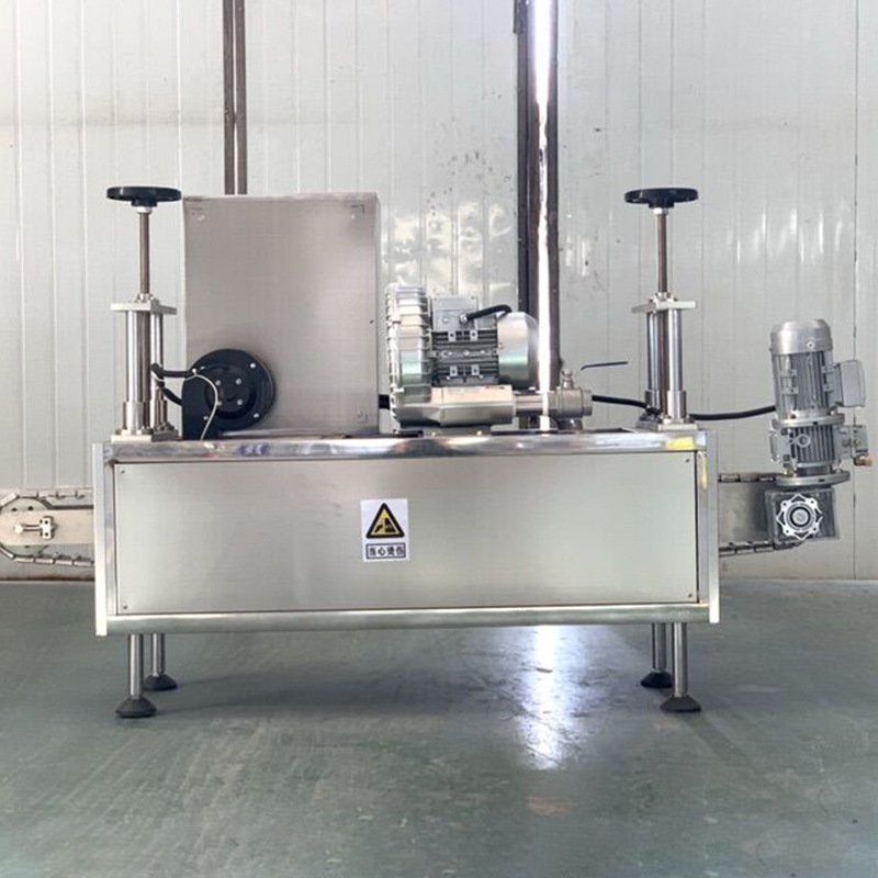 履带收缩机履带压盖胶冒热缩操作方便造型美观鸡蛋蔬菜塑封机