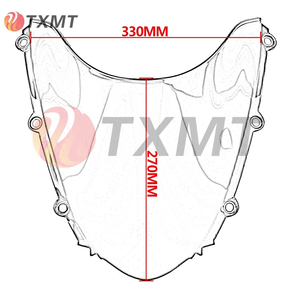 Suitable for Honda Cbr1000Rr 2004-2007 Modified Motorcycle Front Windshield Windshield