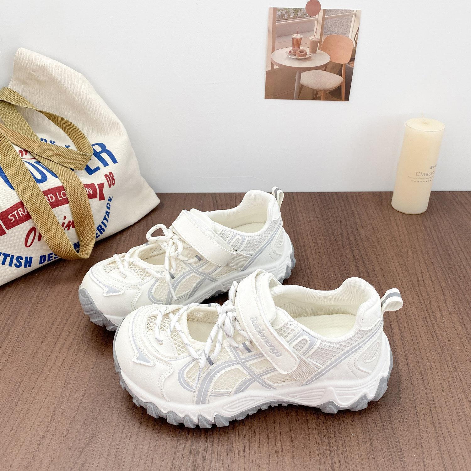 Women's chunky sneakers 2026 summer new model for petite individuals, thick-soled, height-increasing, mesh, breathable, fashionable, lightweight, trendy casual shoes
