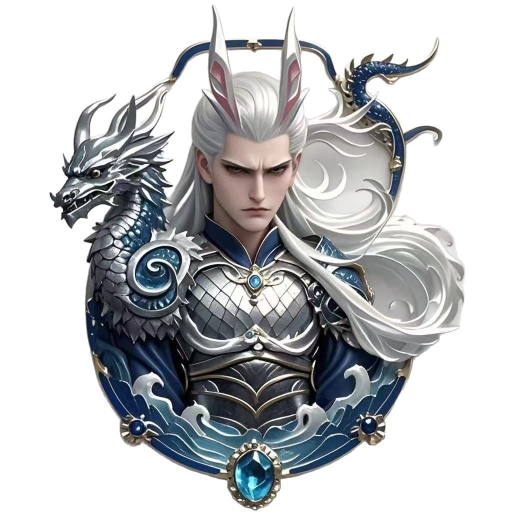 Nezha 2 Magic Boy Naohai alrededor del mar Nezha Ao Ao C Metal imán imán imán de nevera aleación colección de animación aleación conmemorativa